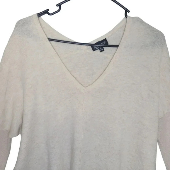 TOPSHOP Women Long‎ Sleeve Pullover Knit Sweater Size 4 - Picture 2 of 9